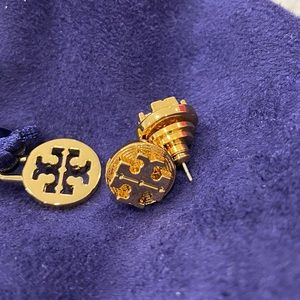 Tory Burch Gold Studs! NEVER WORN!!